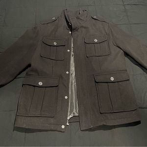 Merona Men's Black Wool Peacoat